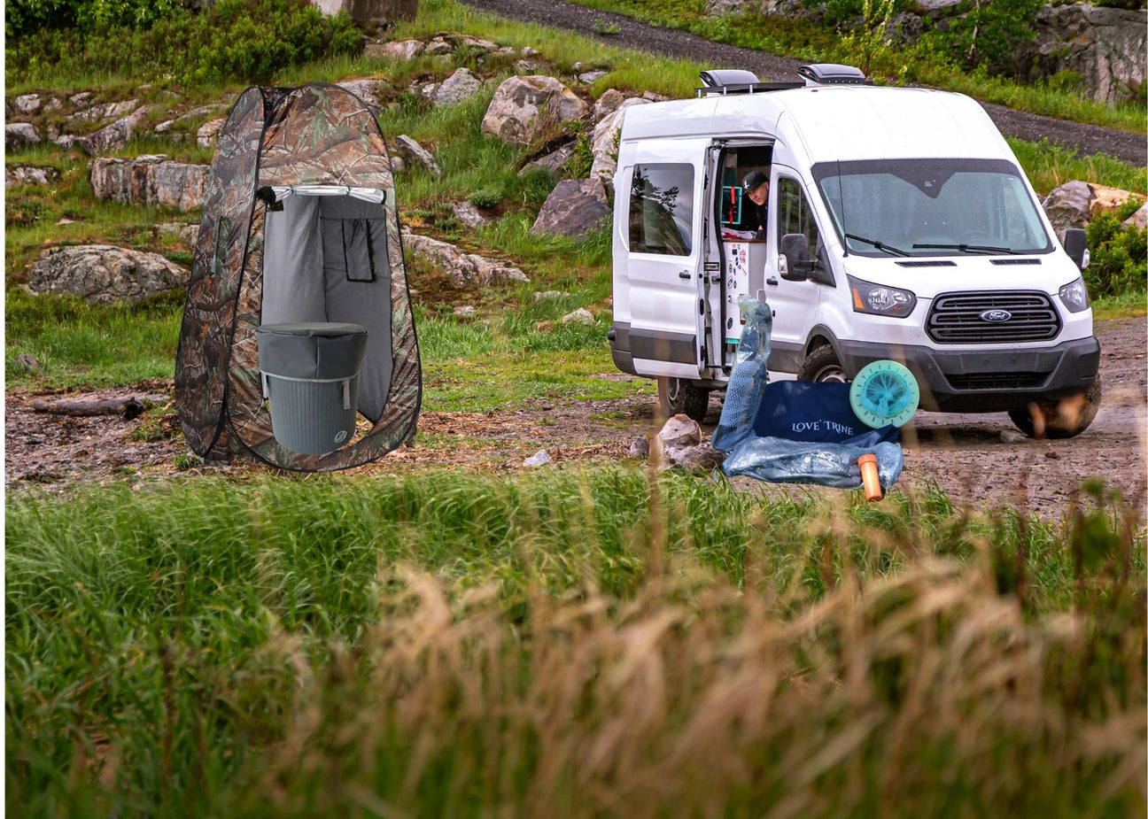 Lightweight portable toilets LoveTrine