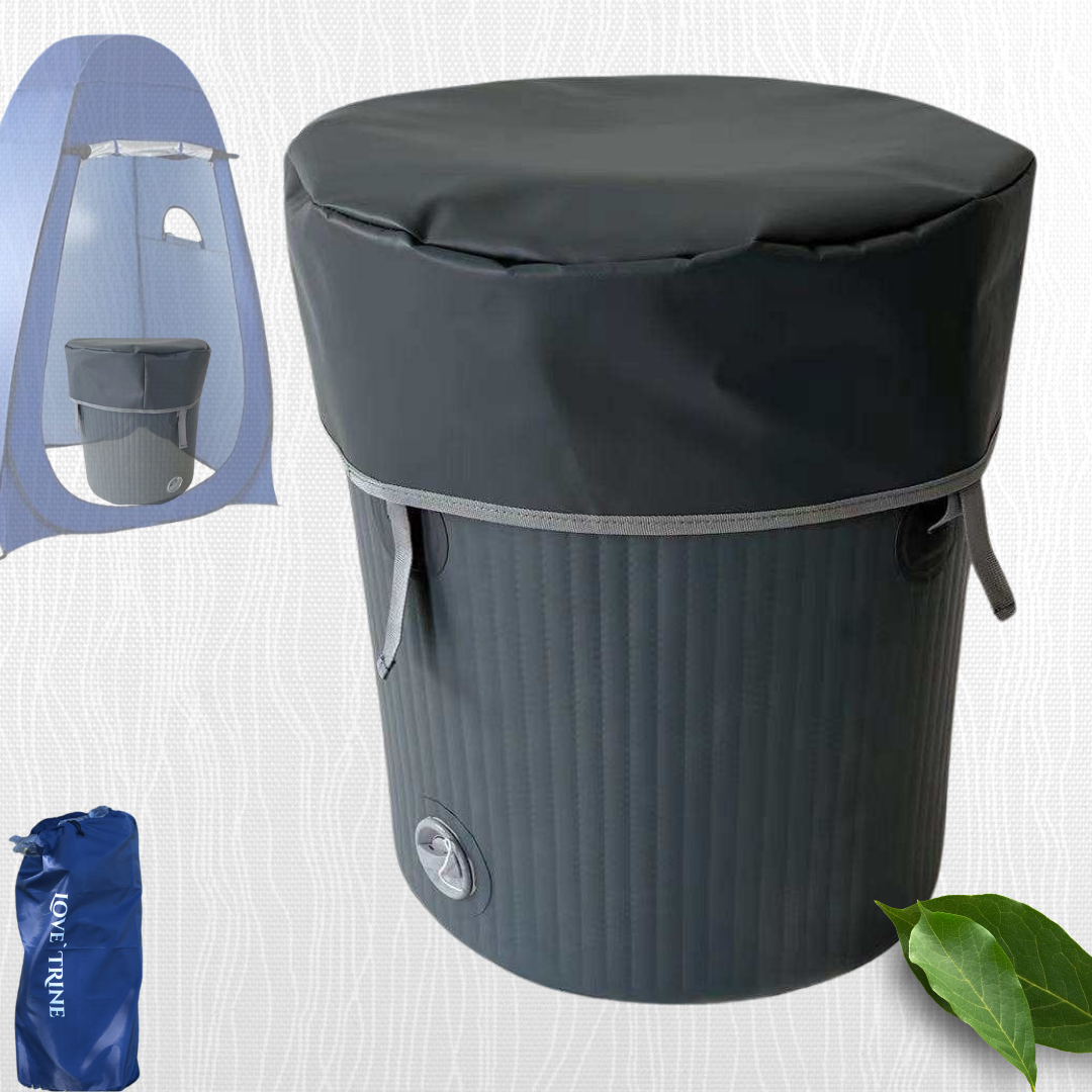 LIGHTWEIGHT COMPACT INSTANT HEAVY DUTY FULL SIZE PORTABLE TOILET WATERPROOF comes with Carry Bag, Repair Kit, High Pressure Air Pump NO ASSEMBLY INDOOR OUTDOOR CAMPING FISHING FUN