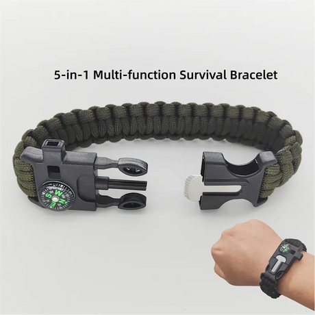 15 in 1 Survival Gear and Equipment Bug Out Bag Tactical Gear Camping Accessories for Outdoor Emergency