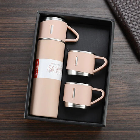 Stainless Steel Vacuum Flask Thermos Mug Gift Set