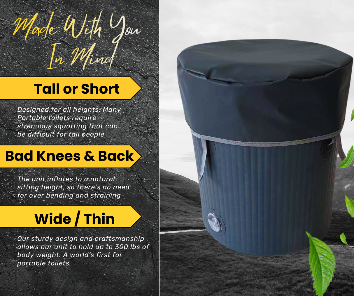 Love`Tirine2-in-1_portable_toilets_do_not_require_emptying_after_each_use_Great_for_truck_drivers_camping_homehealth_fishing