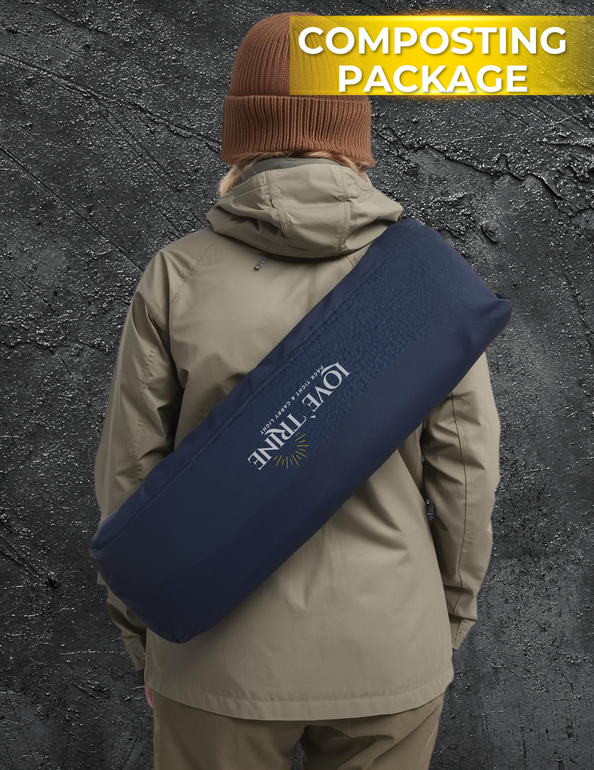 Lightweight portable composting toilet