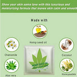 Pocket Size Individually Wrapped Hemp Seed Oil Face and Body Wipes