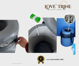 LoveTrine Portable Composting Toilets Camping Human Manure Outdoor Bedside