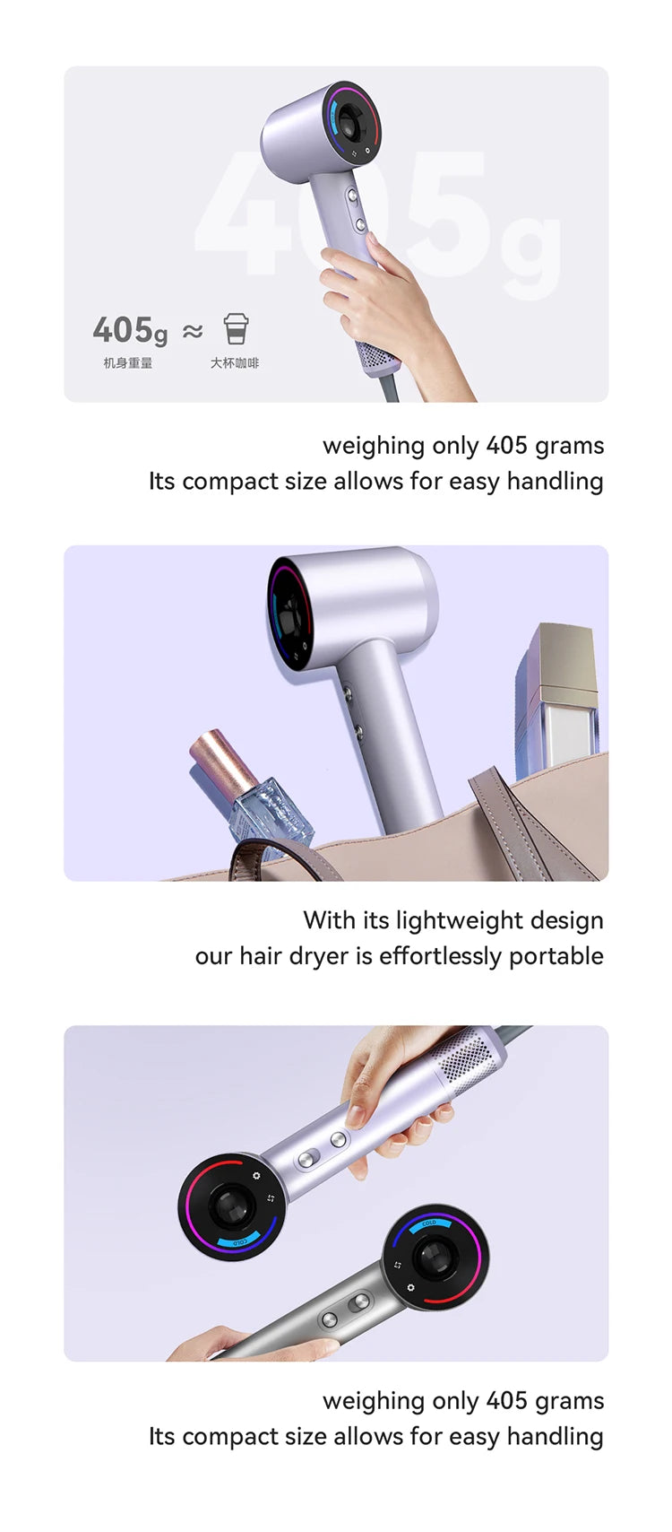 Portable Hair Dryer - Camping Travel RV's Van's Fishing Boating Gift