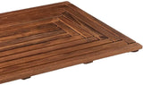 100% Natural Bamboo Deluxe Indoor and Outdoor Shower Floor and Bath Mat