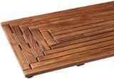 100% Natural Bamboo Deluxe Indoor and Outdoor Shower Floor and Bath Mat