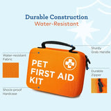 Pet First Aid Kit - Survival Emergency Kit for Cats & Dogs - Outdoor Camping - Pet First Aid