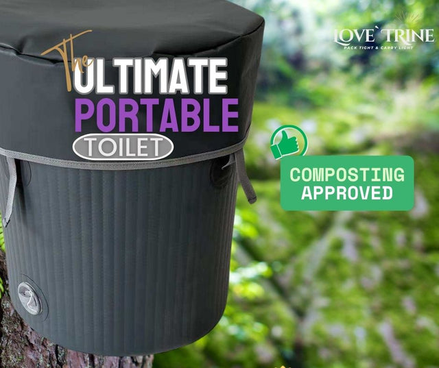 LoveTrine Portable Composting Toilets Camping Human Manure Outdoor Bedside