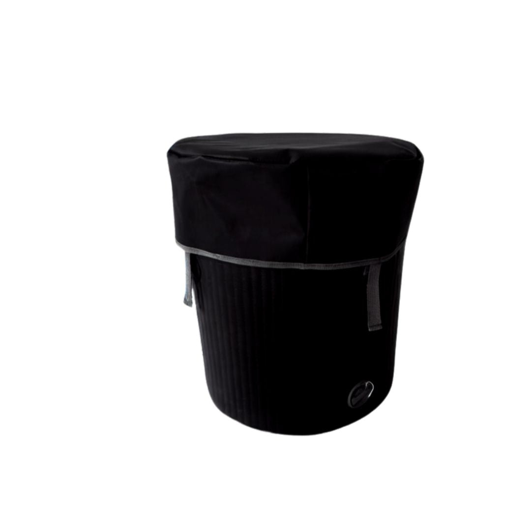 LoveTrine Black Compact Portable Lightweight Toilet