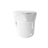 LoveTrine Compact Portable Lightweight Camping Vancamping Camping Outdoor Fishing Hunting Toilet in White