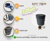 LoveTrine Portable Composting Toilets Camping Human Manure Outdoor Bedside