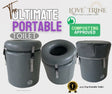 LoveTrine Portable Composting Toilets Camping Human Manure Outdoor Bedside
