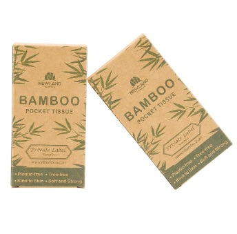 Eco-Friendly Soft Pocket Size Tissue Made From Earth Friendly Bamboo