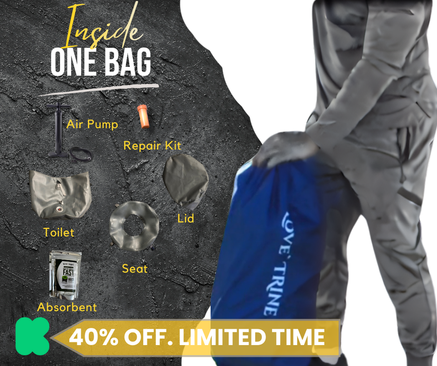 The best portable toilet is made by kovetrine